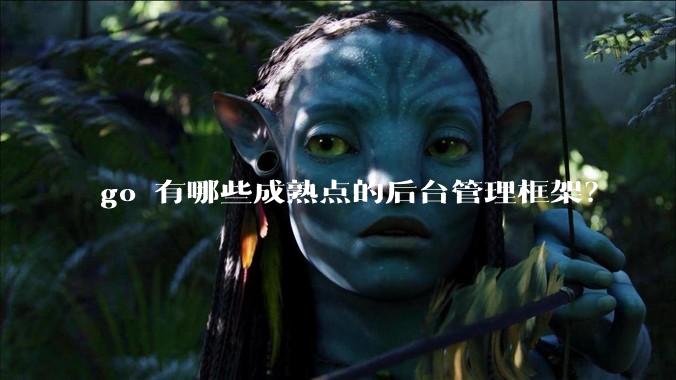 go 有哪些成熟点的后台管理框架？